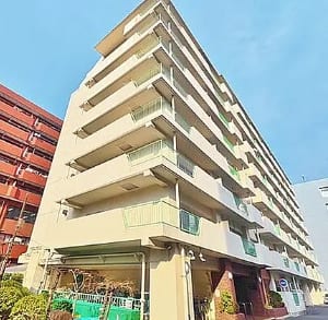 8階建て6階部分の南向き住戸　大切なペットと一緒に暮らせます　最寄り駅徒歩2分の好立地　新規内装リノベーション(外観)