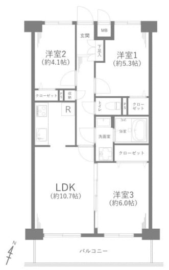 住宅ローン減税適合物件(間取)
