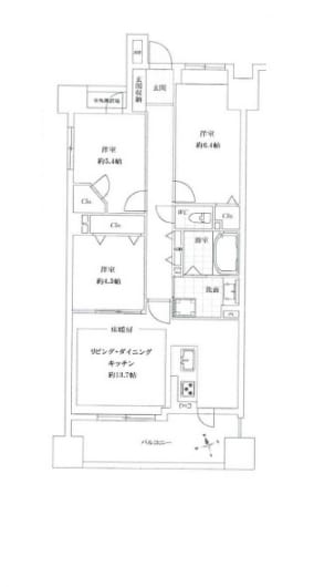 住宅ローン減税適合物件(間取)