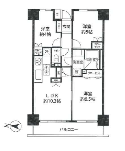 アフターサービス保証付き(間取)