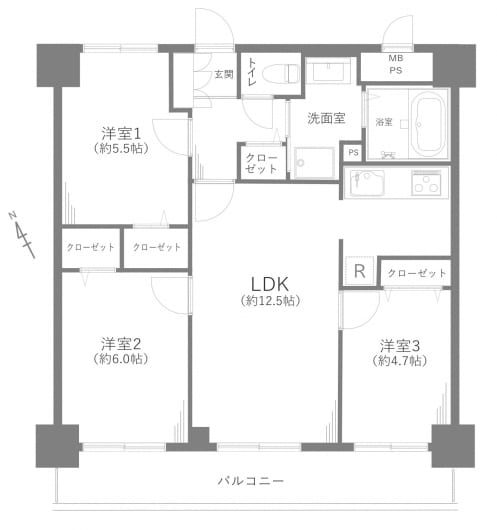 住宅ローン減税適合物件(間取)