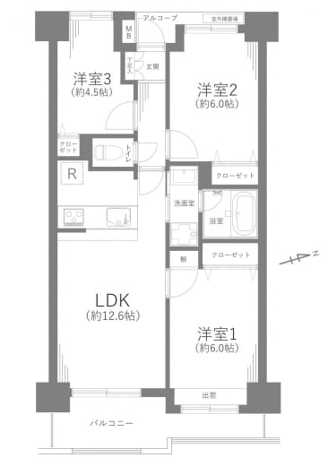 住宅ローン減税適合物件(間取)