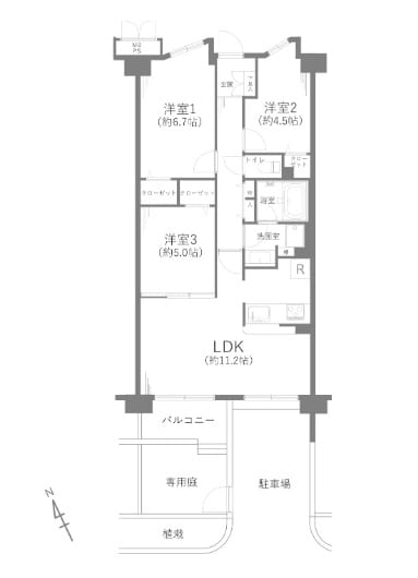 住宅ローン減税適合物件(間取)