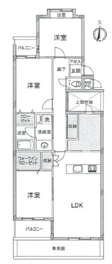 新規内装リノベーション物件です(間取)
