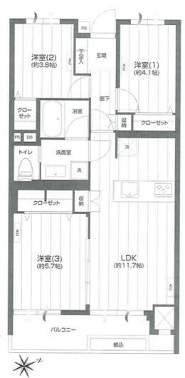新規内装リフォーム(間取)