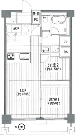 新規内装リノベーション物件です(間取)