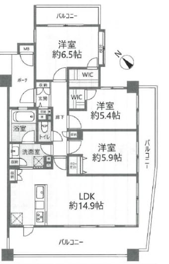 新規内装リフォーム(間取)